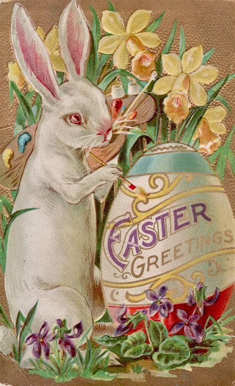 Antique Easter Postcard 1912 Vintage Easter Postcards Vintage