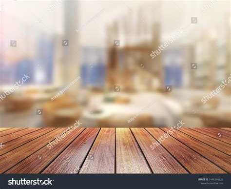 Old Top Wood Table Blur Background Stock Photo 1446264635 Shutterstock
