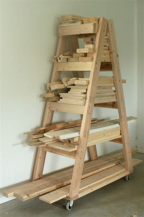 Easy Portable Lumber Rack Free Diy Plans Rogue Engineer