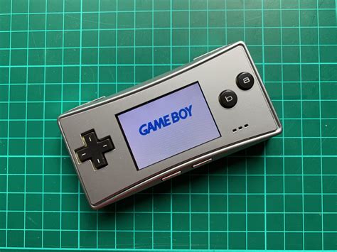 Nintendo Game Boy Micro Black Handheld Console Oxy 001 Silver Faceplate