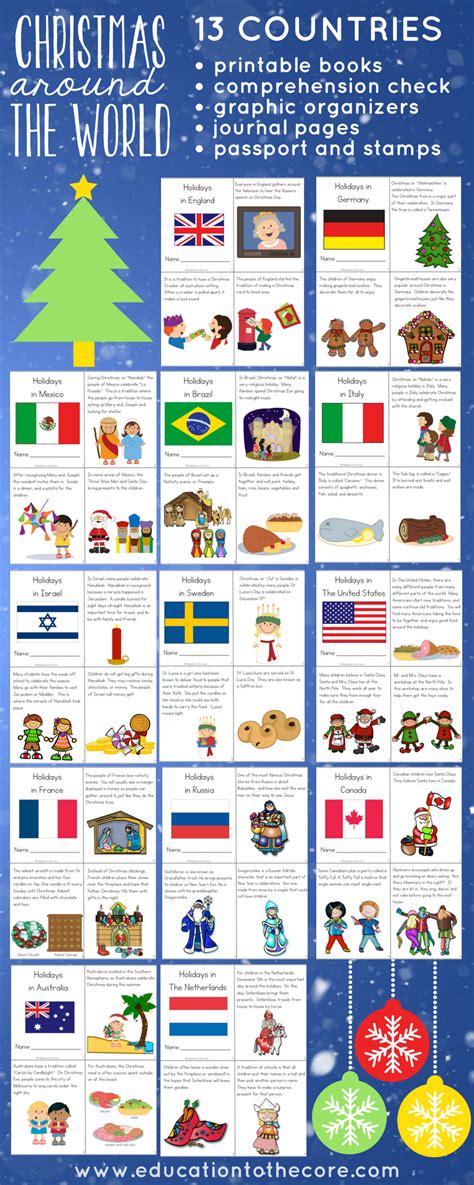 Holidays Around The World For Kids Printable