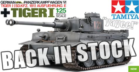 Back In Stock Tamiya 125 German Heavy Tank Tiger I 30611 Plastic