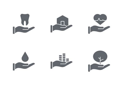 Care And Support Glyph Icons By Ricardo Ruiz Glyph Icon Glyphs