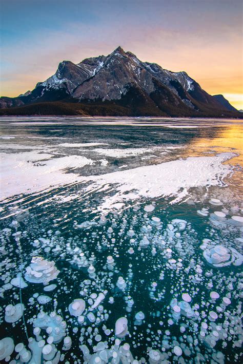 Abraham Lake Alberta Where To Find Ice Bubbles