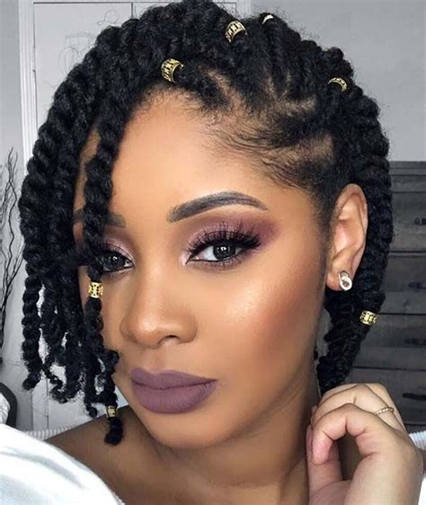 Fresh Cute Protective Styles For Natural Black Hair With Simple Style