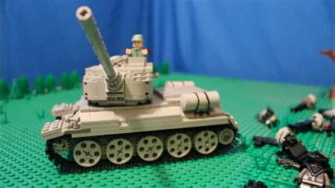 Lego Ww2 Brickmania Russian T34 Tank Review Youtube