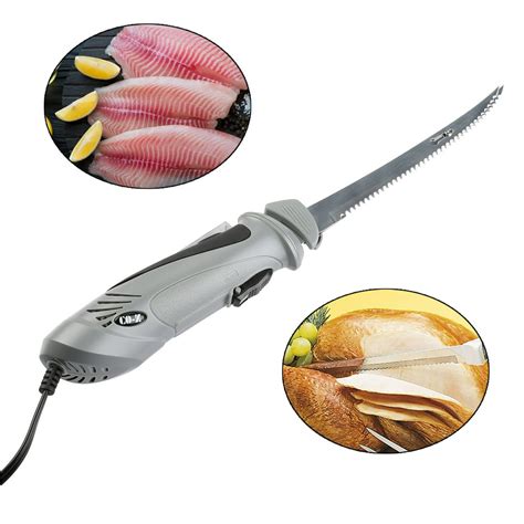 Heavy Duty Electric Fillet Knife 75 Reciprocating Blades 48w