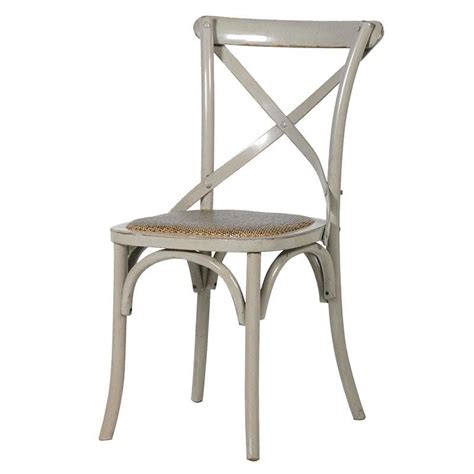 Meeting all your outdoor furnishings business needs. Industrial Grey X-Back Dining Chair - Rathwood