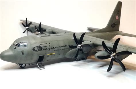 Scale Model Aircraft C 130 Hercules Etsy