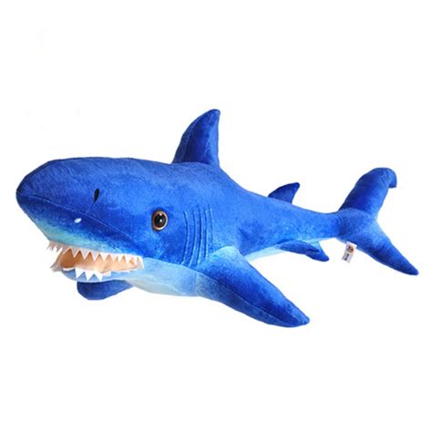 Fancytrader Giant Blue Shark Plush Toys Big Stuffed Sea Animal Shark