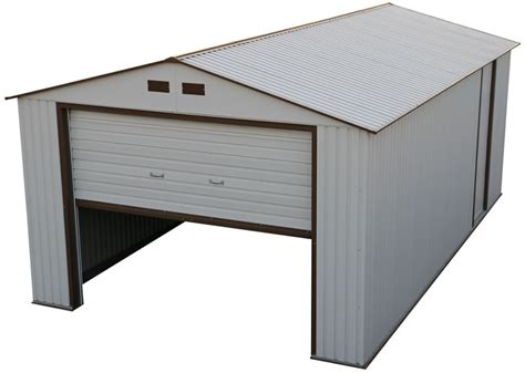 Duramax 12x20 White Metal Storage Garage Building Kit 50931