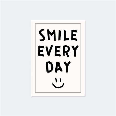 Smile Everyday Poster