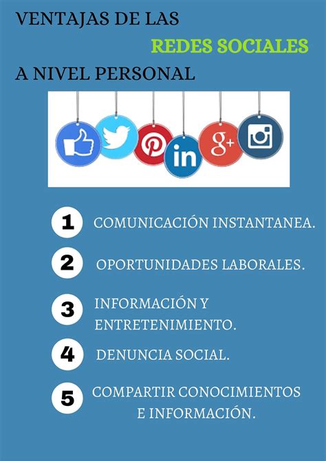 Ventajas De Las Redes Sociales Infografia Infographic Socialmedia My