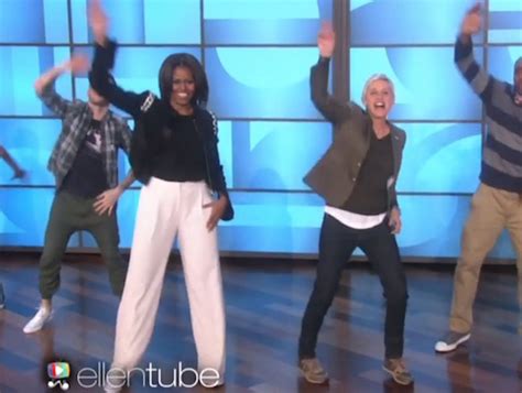 Video Michelle Obama And Ellen Degeneres Dance To Uptown Funk