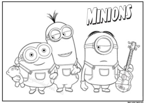 Do not limit your imagination. Minions Free Coloring Pages For Kids - Coloring Home
