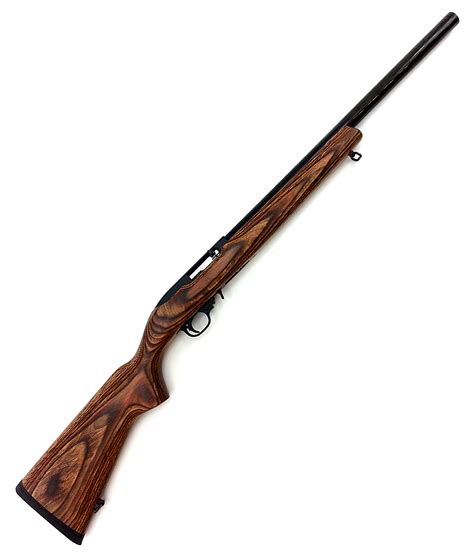 Ruger 1022 Blue Steel Heavy Barrel Brown Laminate Semi Automatic