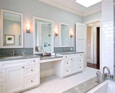 17+ best bathroom vanities design ideas for keep your bathroom. Makeup and cabinets | Master bath vanity, Grey bathrooms ...