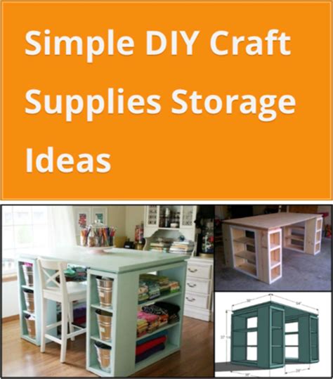 Simple Diy Craft Supplies Storage Ideas The Owner Builder Network