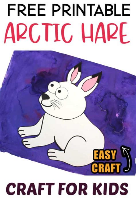 Arctic Hare Easy Kids Craft Craft Play Learn