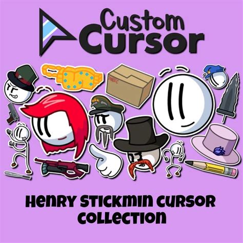 Henry Stickmin Cursor Collection Cover In 2022 Collection Custom Henry