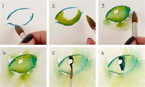 Watercolor Lesson How To Paint Cat Eyes Artists Network