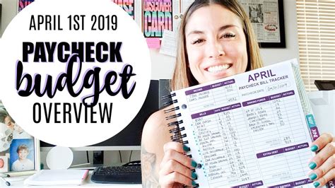 April 1st 2019 Paycheck Budget Overview Youtube