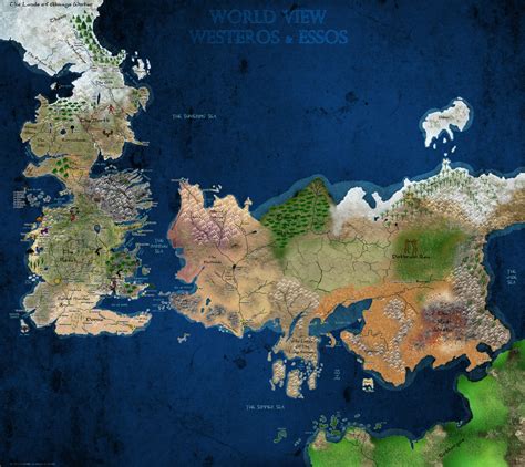 Song Of Fire And Ice World Map