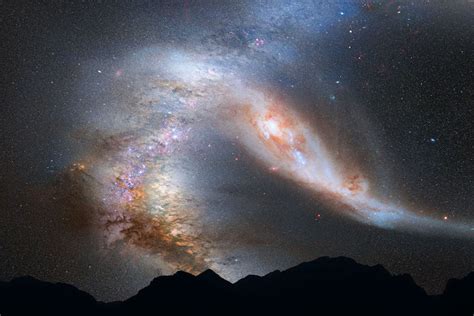 In 4 Billion Years The Andromeda And Milky Way Galaxies Will Collide