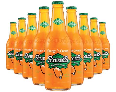 Stewart S Orange And Cream Soda 12 Fl Oz 24 Glass Bottles Buy Online In India At Desertcart