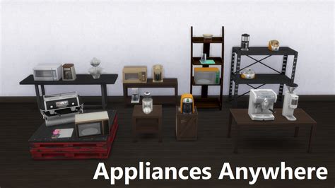 Mod The Sims Clutter Anywhere Part One Appliances