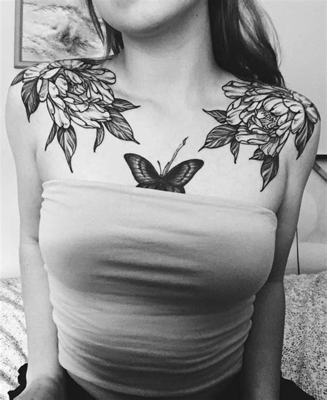 Pin By Cheeba🦄 On Toos Chest Tattoos For Women Tattoos Collar Bone Tattoo