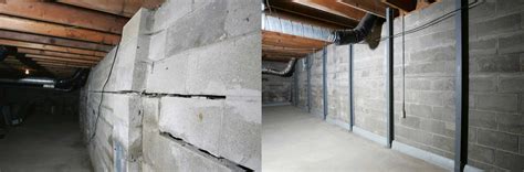 Wall straightening requires more excavation, this time directly outside your foundation. Howell Slabjacking - Basement Walls Repair - Central ...