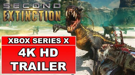 Second Extinction Xbox Series X 4k Gameplay Trailer Youtube