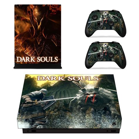 Dark Souls Decal Skin Sticker For Xbox One X Console And Controllers