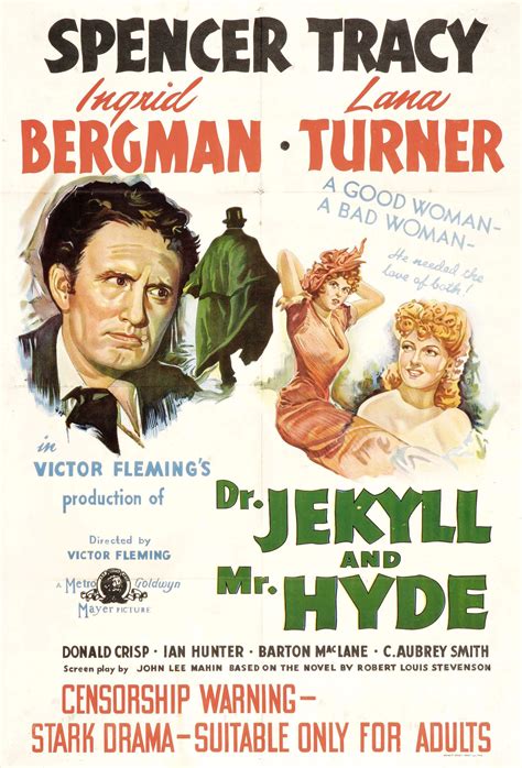 Poster Dr Jekyll And Mr Hyde 1941 โปสเตอร์