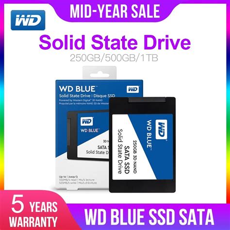 Specifically, the 1 terabyte wds100t1r0a it is available at 117.49. Western Digital WD Blue SSD 500gb interne Solid State ...