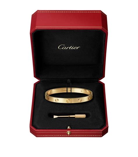 Cartier Yellow Gold Love Bracelet Size 18cm Harrods UK