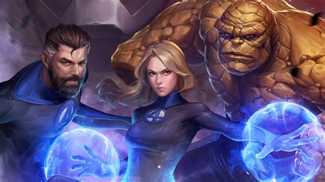 Ben Grim Fantastic Four Marvel Comics Mister Fantastic Susan Storm Hd