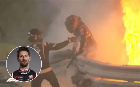 F1 Driver Romain Grosjean Miraculously Survives After Car Explodes