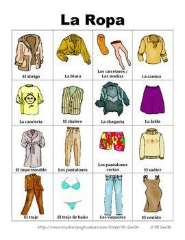 Practice the sounds of the spanish alphabet with the mexican pronunciation.since 2010, ch and ll are no longer part of the alphabet. FREE Spanish clothing vocabulary in picture form. Really ...