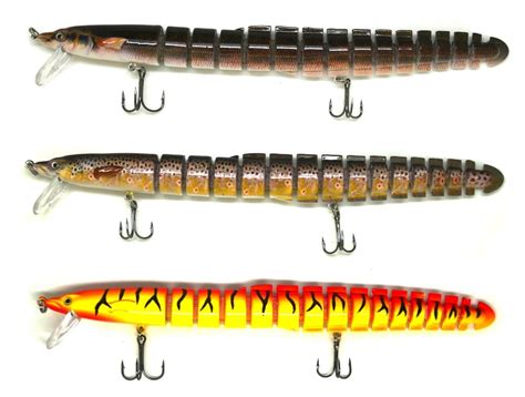 3pcs 20cm Bass Pike Fishing Bait Swimbait Lure Life Like Eel Loach