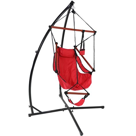 Sorbus double hammock with steel stand two person adjustable hammock bed ($). Sunnydaze Durable X-Stand and Hanging Hammock Chair Set or ...