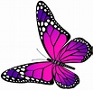 pink and purple butterfly - Clip Art Library