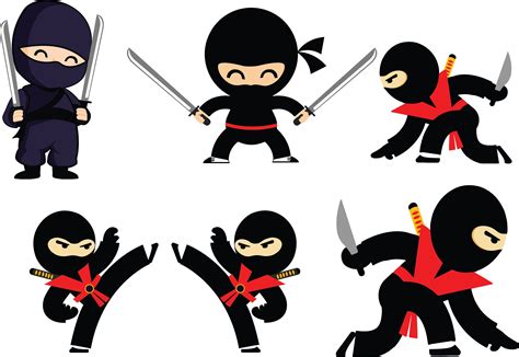 Ninja Svg Files For Cricut Cute Ninja Clipart Files Ninja Silhouette