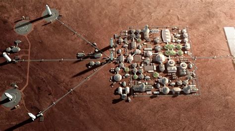 Space Colony On Mars