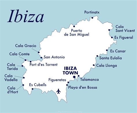 O Beach Ibiza Map