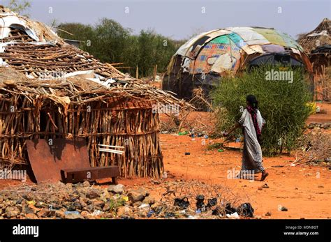 Sudan Village Life Stock Photo Alamy