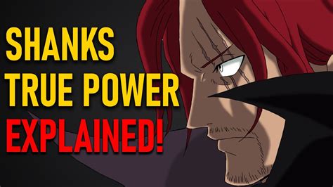 Explaining Shanks Haki Power And Abilities How Strong Is Shanks