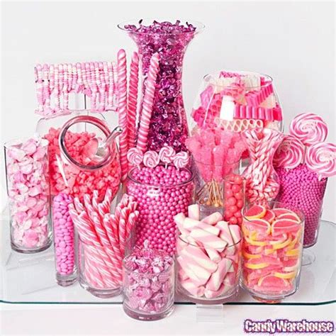 Pink Themed Candy Pink Candy Buffet Pink Candy Wedding Candy