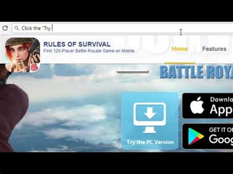 You play against a team on a 8×8 km virtual map with 300 other players at the same time. How to Download and Install the Rules of Survival PC - YouTube